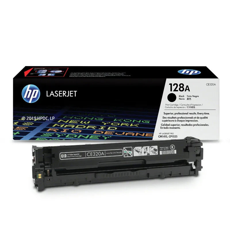 HP 128A Original Black LaserJet Toner Cartridge