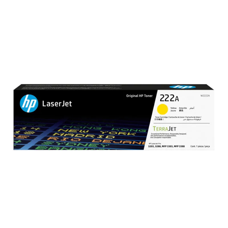 HP 222A Original Yellow LaserJet Toner Cartridge