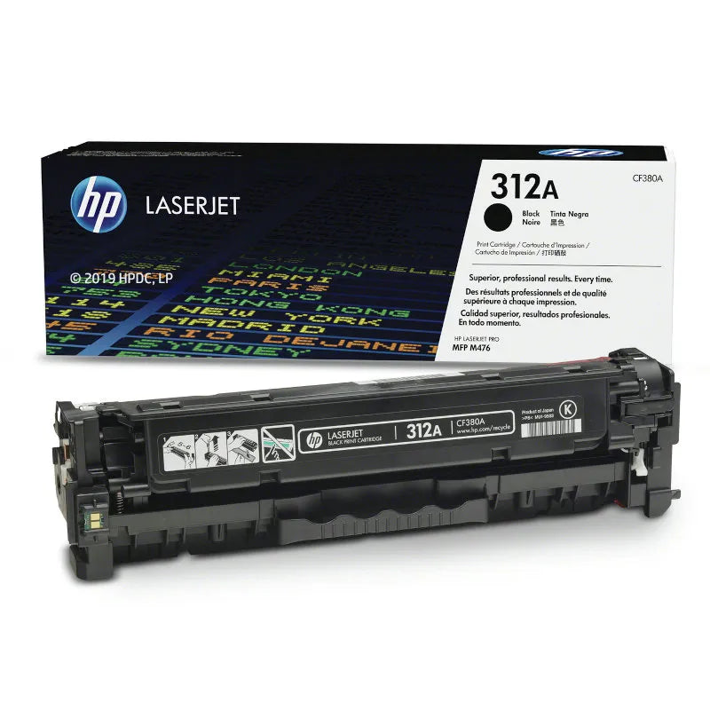 HP 312A Original Black LaserJet Toner Cartridge