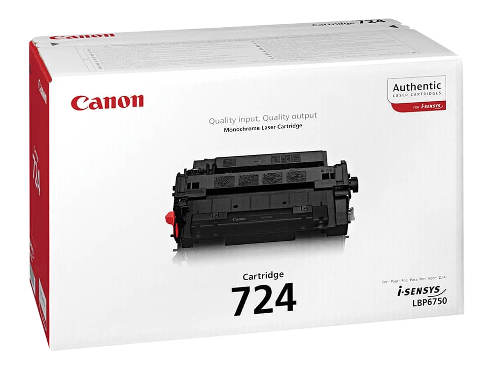 Canon C724 Black Toner Cartridge