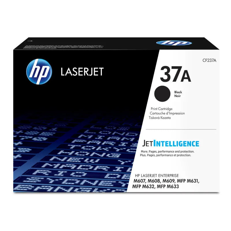 HP 37A Original Black LaserJet Toner Cartridge