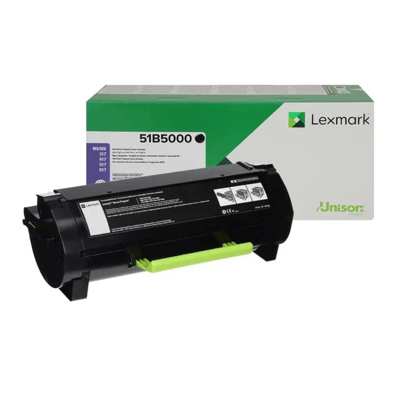 Lexmark 51B5000 Original Black Toner Cartridge - Return Program