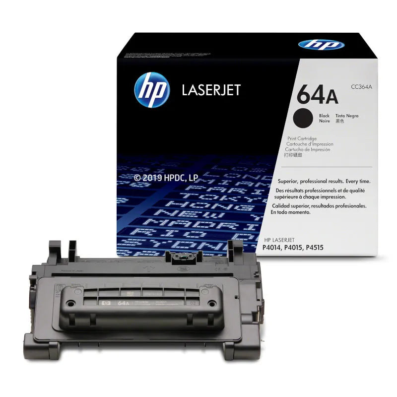 HP 64A Original Black LaserJet Toner Cartridge