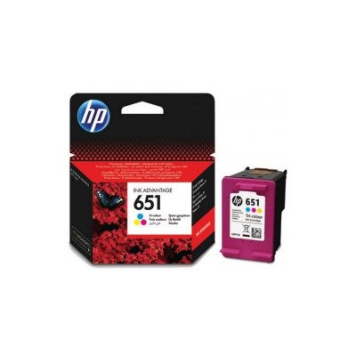 HP 651 Tri-color Original Ink Advantage Cartridge (300 Pgs)