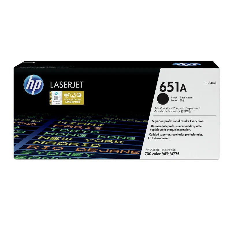 HP 651A Original Black LaserJet Toner Cartridge