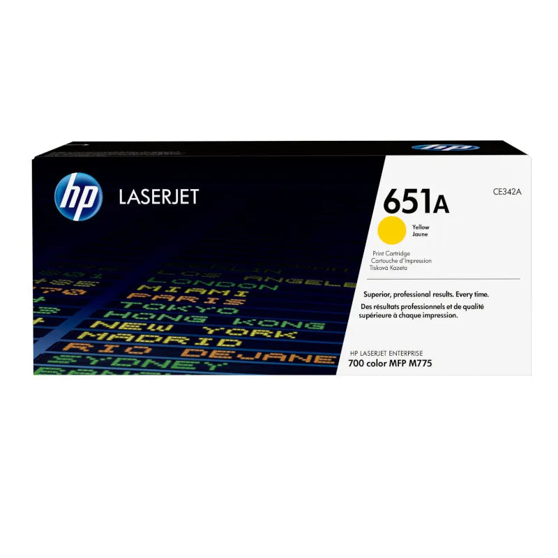 HP 651A Original Yellow LaserJet Toner Cartridge