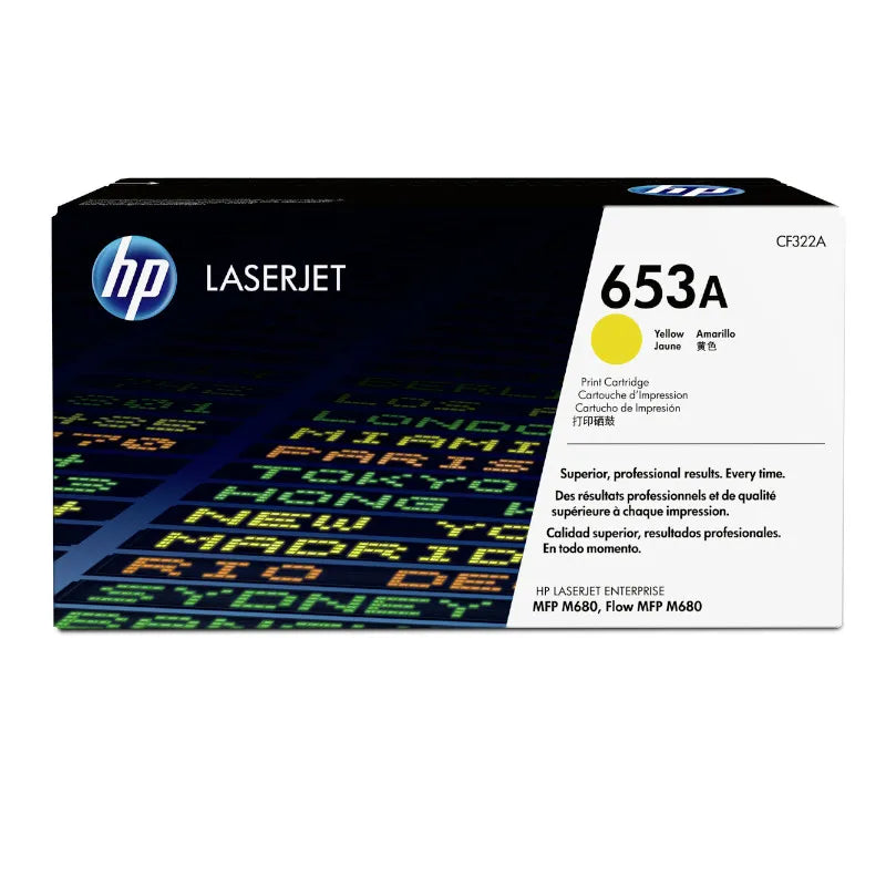 HP 653A Original Yellow LaserJet Toner Cartridge