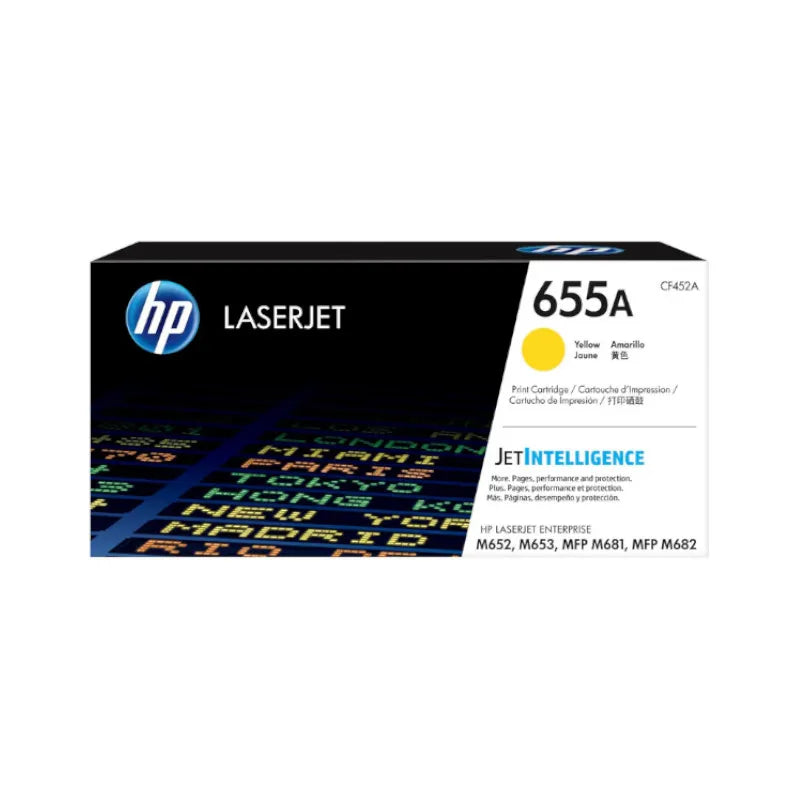HP 655A Original Yellow LaserJet Toner Cartridge