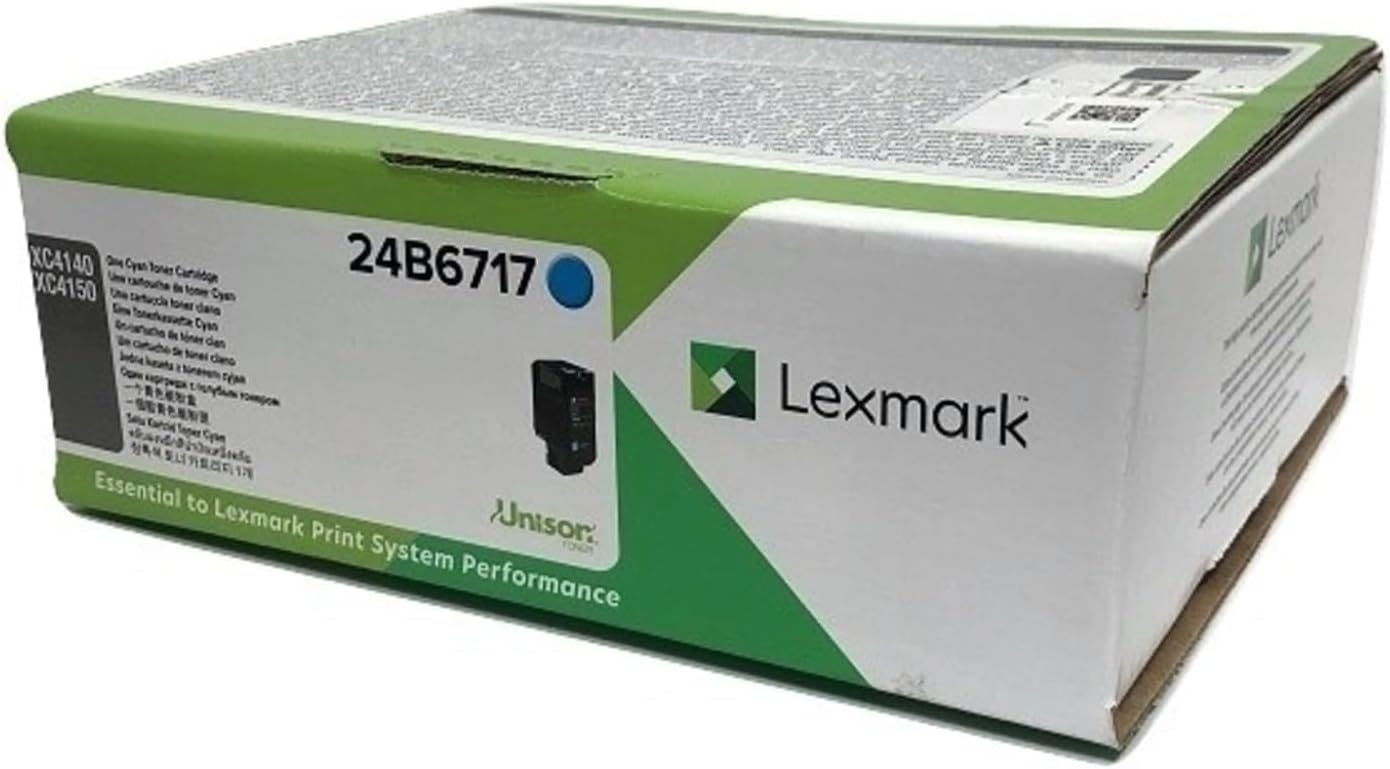 Lexmark 24B6717 Original Cyan Toner Cartridge