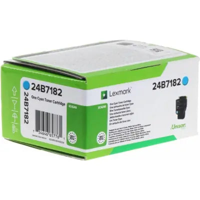 Lexmark 24B7182 Original Cyan Toner Cartridge
