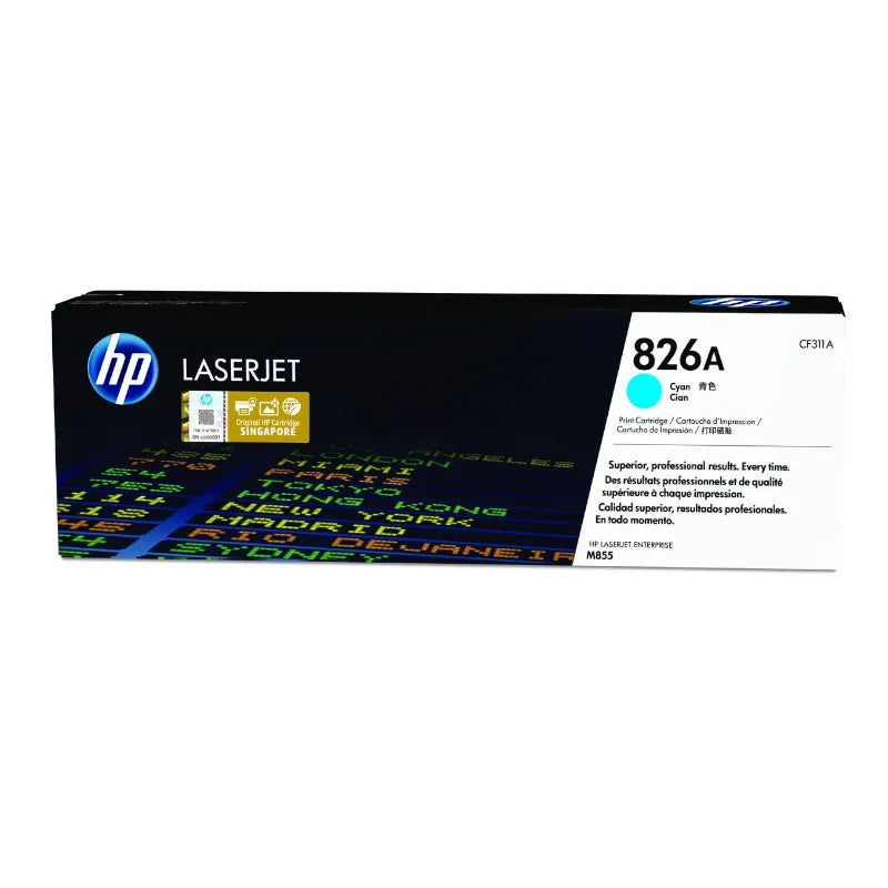 HP 826A Original Cyan LaserJet Toner Cartridge