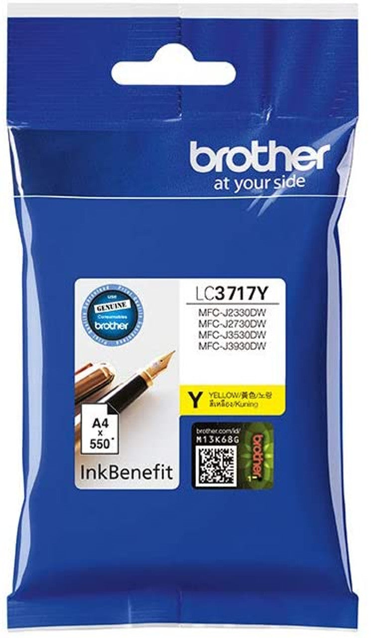 Brother LC-3719XLY High Yield Yellow Original Ink Cartridge