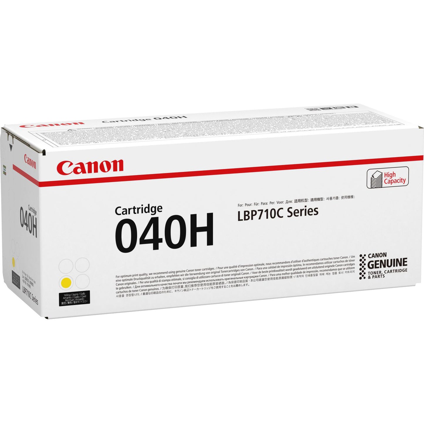 Canon Crg-040 High Capacity Yellow Toner Cartridge