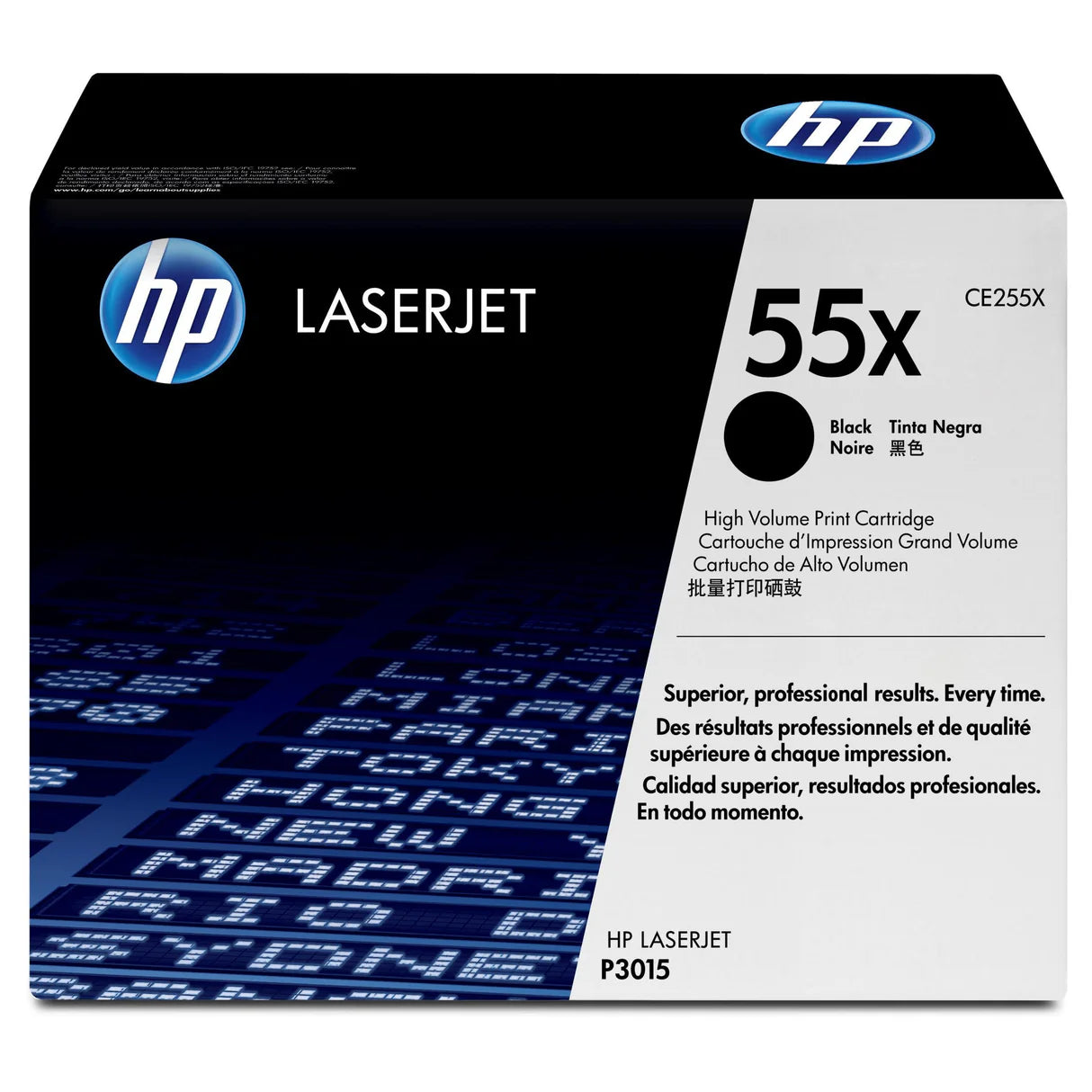 HP 55X Original High Yield Black LaserJet Toner Cartridge