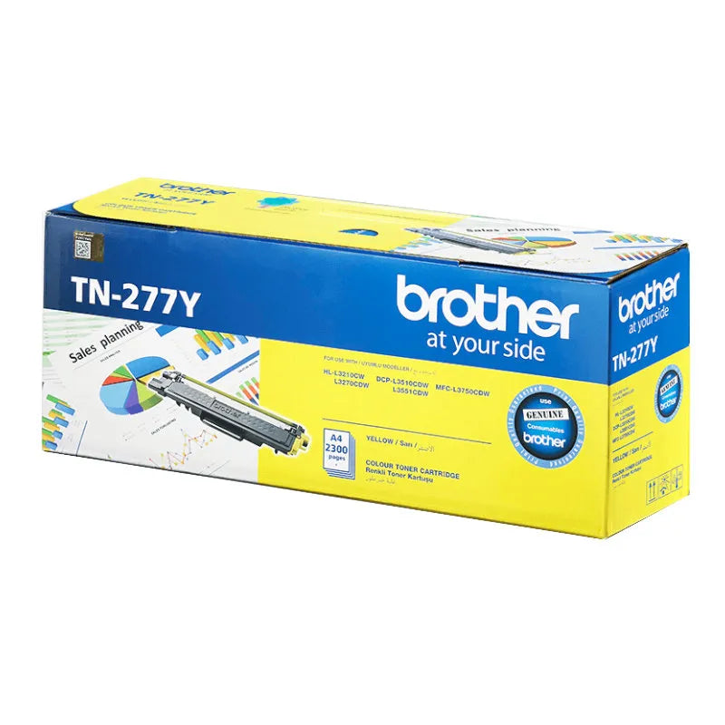 Brother TN-277Y Original Yellow Toner Cartridge