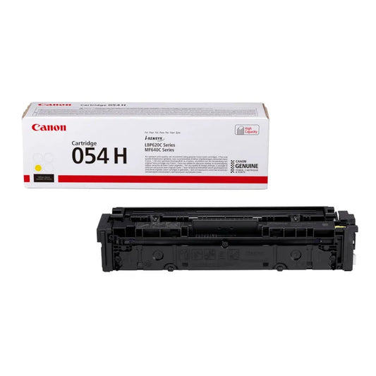 Canon 054H Original High Yield Yellow Toner Cartridge