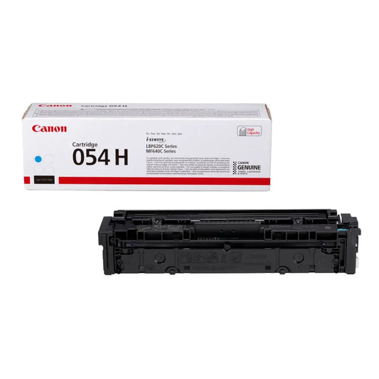 Canon 054H Original High Yield Cyan Toner Cartridge