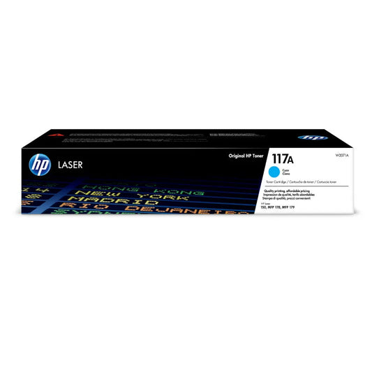 HP 117A Original Cyan LaserJet Toner Cartridge
