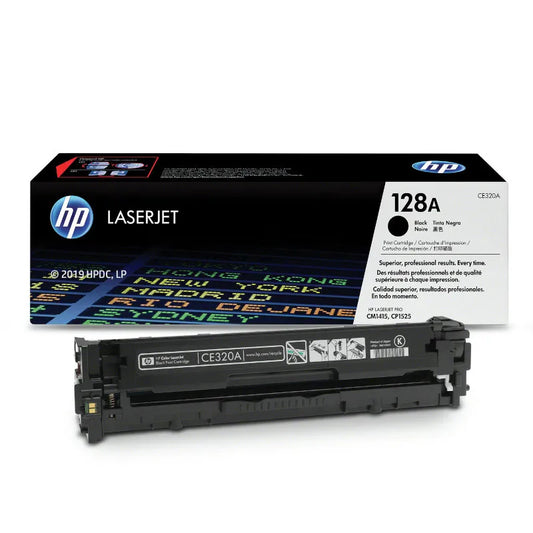 HP 128A Original Black LaserJet Toner Cartridge