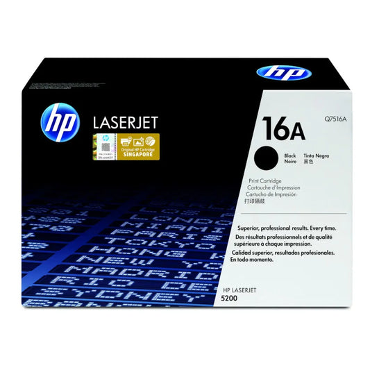HP 16A Original Black LaserJet Toner Cartridge