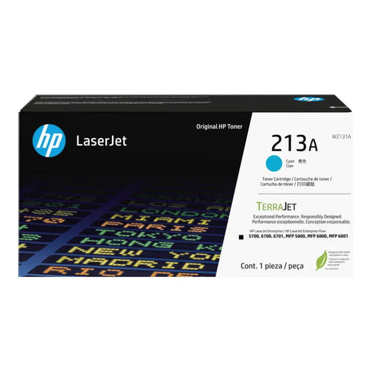HP 213A Original Cyan LaserJet Toner Cartridge