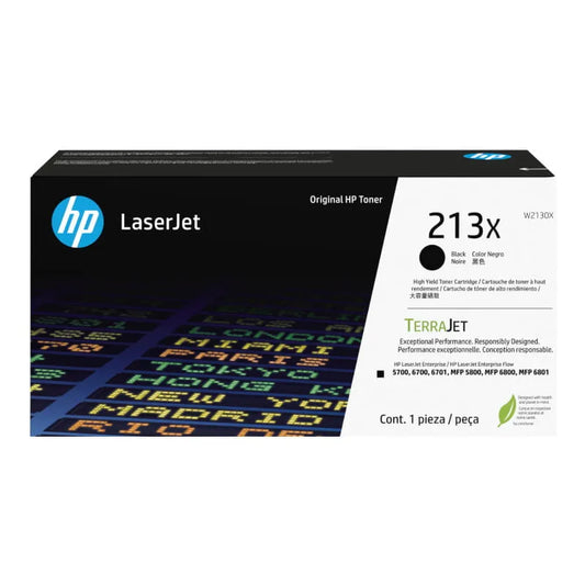 HP 213X Original High Yield Black LaserJet Toner Cartridge