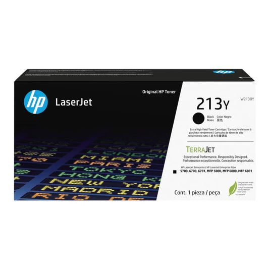 HP 213Y Original Extra High Yield Black LaserJet Toner Cartridge