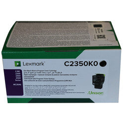 Lexmark C2350K0 Original Black Toner Cartridge - Return Program