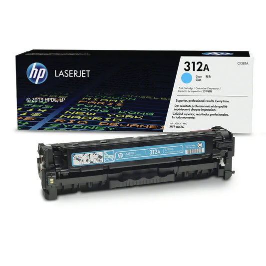 HP 312A Original Cyan LaserJet Toner Cartridge