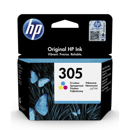 HP 305 Tri-Colour Ink Cartridge