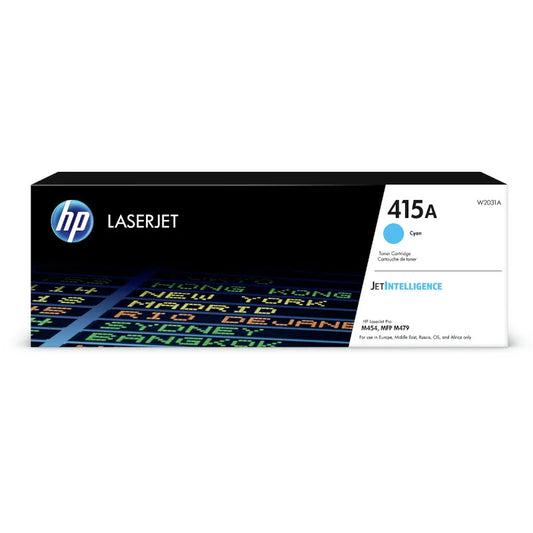 HP 415A Original Cyan LaserJet Toner Cartridge