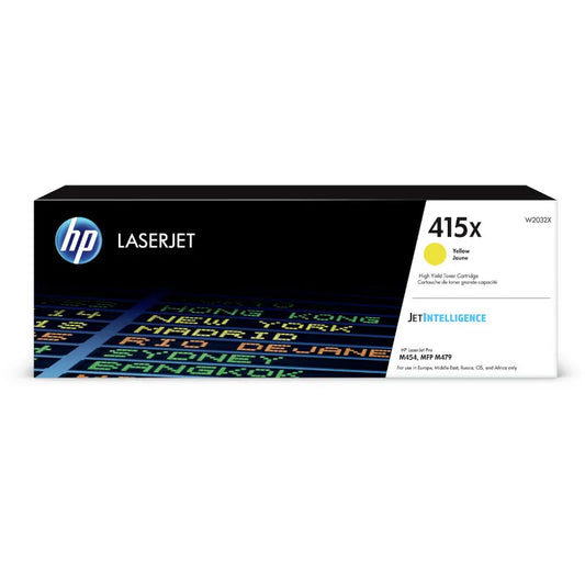 HP 415X Original High Yield Yellow LaserJet Toner Cartridge
