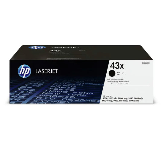 HP 43X Original High Yield Black LaserJet Toner Cartridge