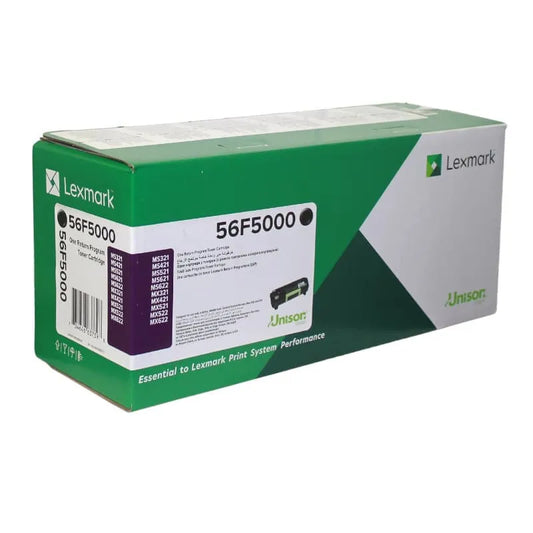 Lexmark 56F5000 Original Black Toner Cartridge - Return Program
