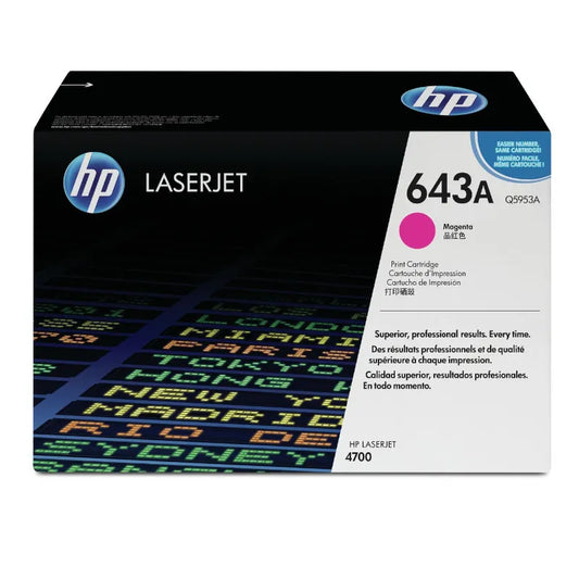 HP 643A Original Magenta LaserJet Toner Cartridge