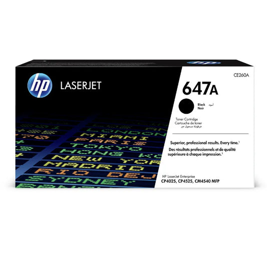 HP 647A Original Black LaserJet Toner Cartridge