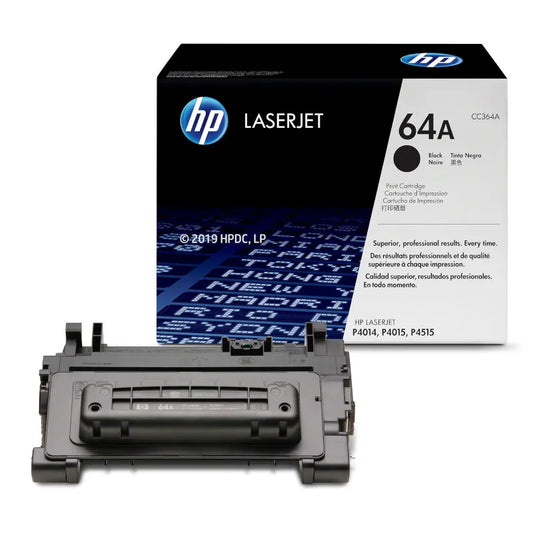 HP 64A Original Black LaserJet Toner Cartridge