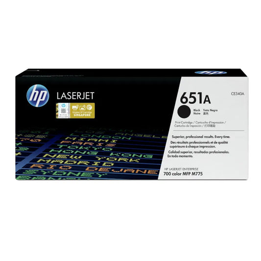 HP 651A Original Black LaserJet Toner Cartridge