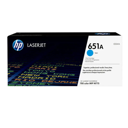 HP 651A Original Cyan LaserJet Toner Cartridge