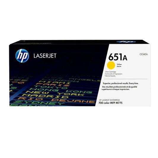 HP 651A Original Yellow LaserJet Toner Cartridge