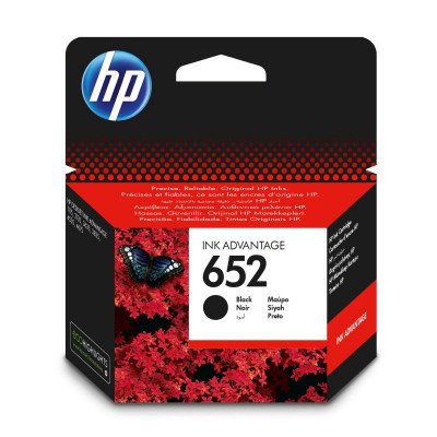 HP 652 Black Original Ink Advantage Cartridge (360 Pgs)