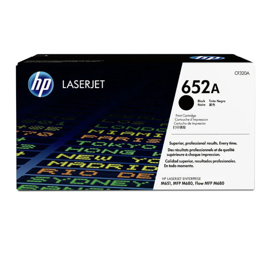 HP 652A Original Black LaserJet Toner Cartridge
