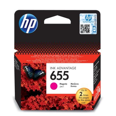 HP 655 Magenta Original Ink Advantage Cartridge