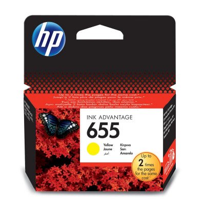 HP 655 Yellow Original Ink Advantage Cartridge