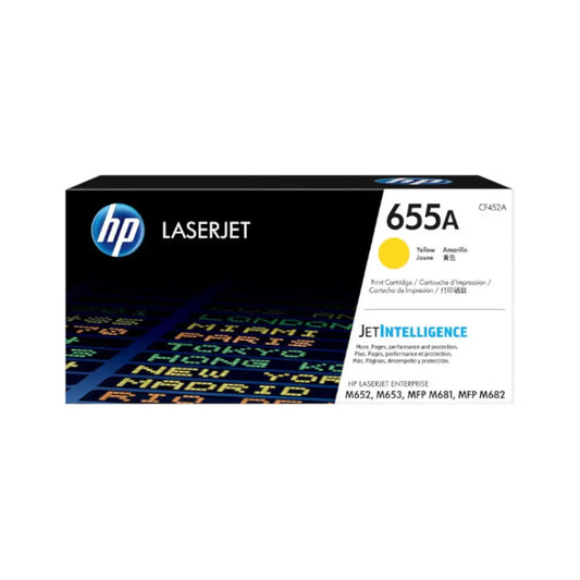 HP 655A Original Yellow LaserJet Toner Cartridge