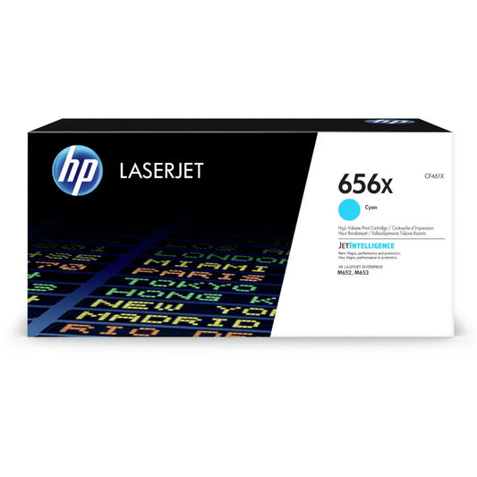 HP 656X Original High Yield Cyan LaserJet Toner Cartridge