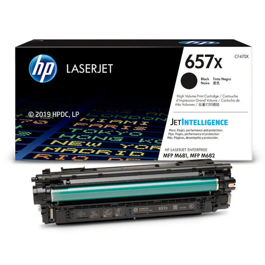 HP 657X Original High Yield Black LaserJet Toner Cartridge
