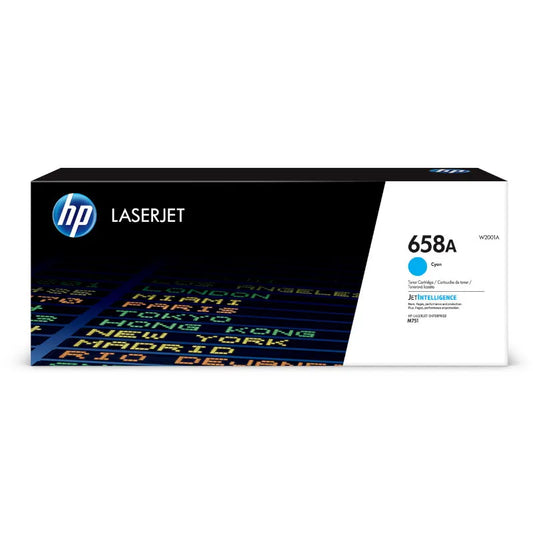 HP 658A Original Cyan LaserJet Toner Cartridge