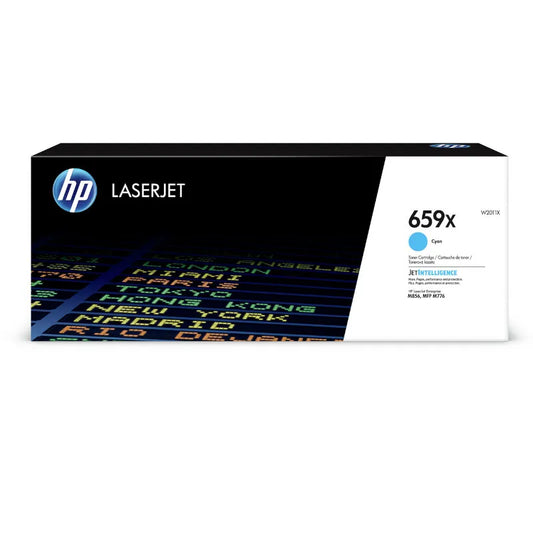 HP 659X Original High Yield Cyan LaserJet Toner Cartridge