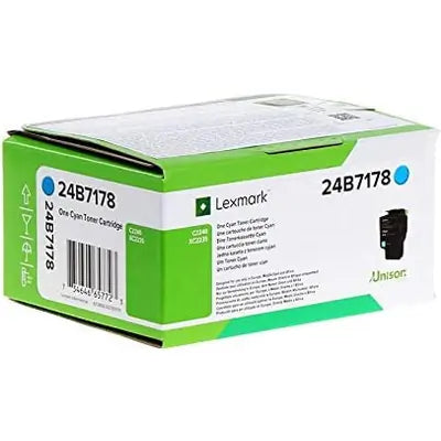 Lexmark 24B7178 Original Cyan Toner Cartridge
